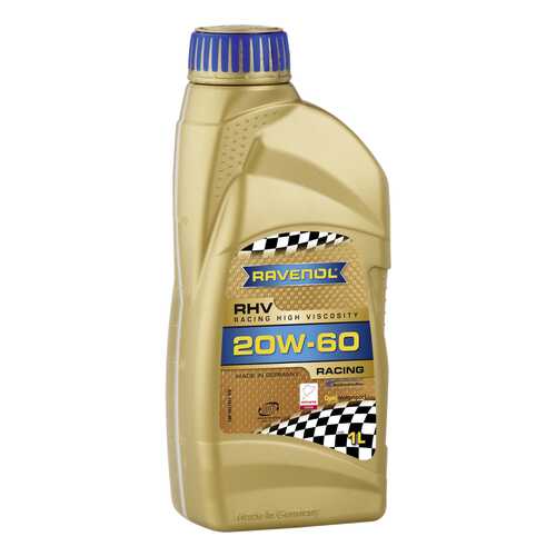 Моторное масло Ravenol RHV Racing High Viscosity SAE 20W-60 1л в ЕКА