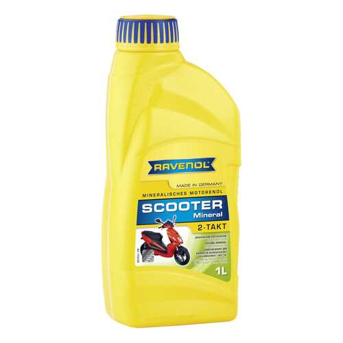 Моторное масло Ravenol Scooter 2-Takt Mineral 5W-30 1л в ЕКА