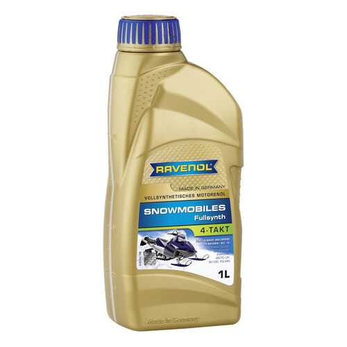 Моторное масло Ravenol Snowmobiles 4-Takt Fullsynth 5W-30 1л в ЕКА