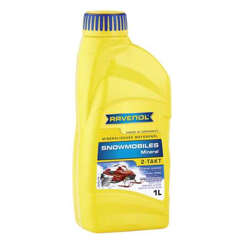 Моторное масло Ravenol Snowmobiles Mineral 2-Takt 5W-30 1л в ЕКА