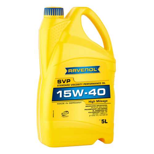 Моторное масло Ravenol SVP Stand Viscos Perform Oil SAE 15W-40 5л в ЕКА