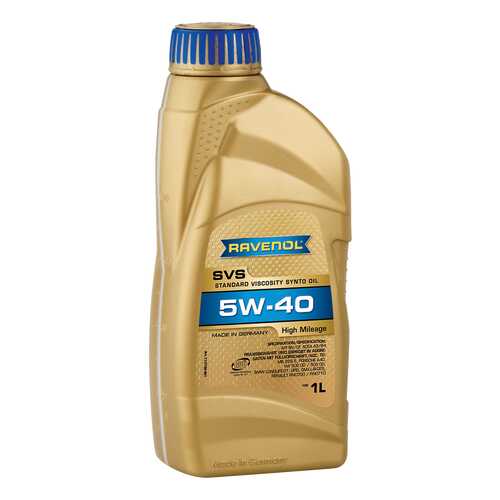 Моторное масло Ravenol SVS Standard Viscosity Synto Oil SAE 5W-40 1л в ЕКА