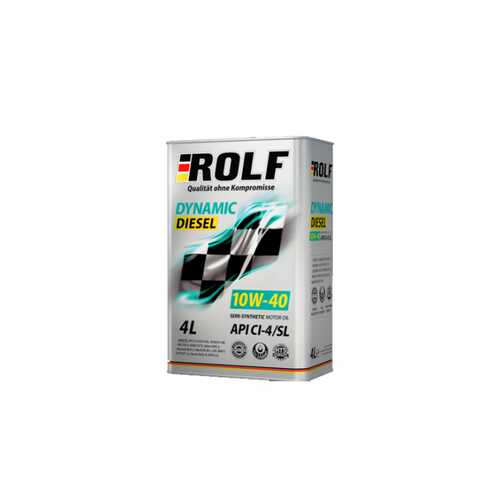 Моторное масло ROLF KRAFTON P5 U 10W-40 (Dynamic Diesel SAE 10w40 CI-4/SL) 4л в ЕКА