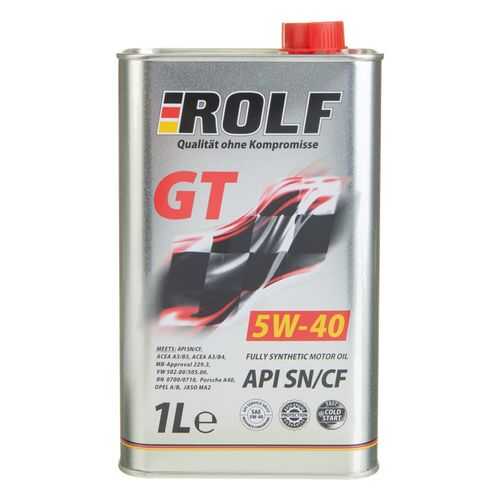 Моторное масло ROLFGT SAE 5W-40 API SN/CF в ЕКА
