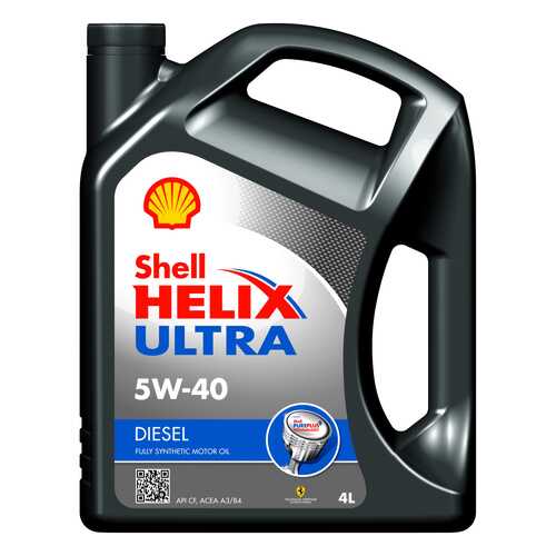 Моторное масло Shell Helix Ultra Diesel 5W-40 4л в ЕКА