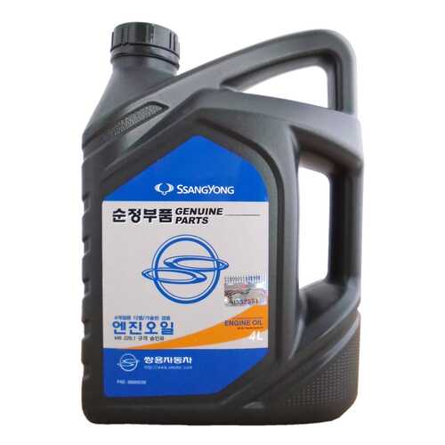 Моторное масло SsangYong All Seasons Diesel/Gasoline Engine Oil MB229,1 SAE 10W-40 4л в ЕКА