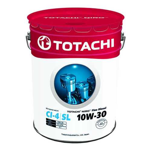 Моторное масло Totachi Niro Fine Diesel CI-4/SL 10W-30 18,98л в ЕКА