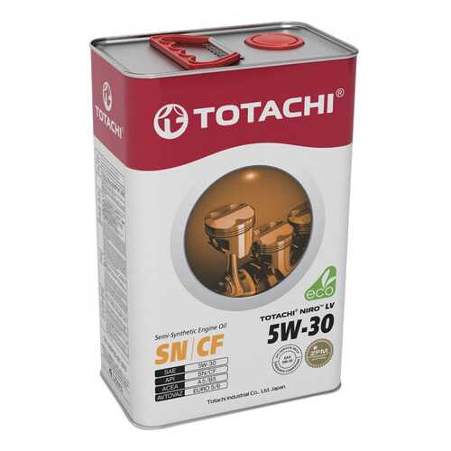 Моторное масло Totachi Niro LV Semi-Synthetic SN/CF 5W-30 4л в ЕКА