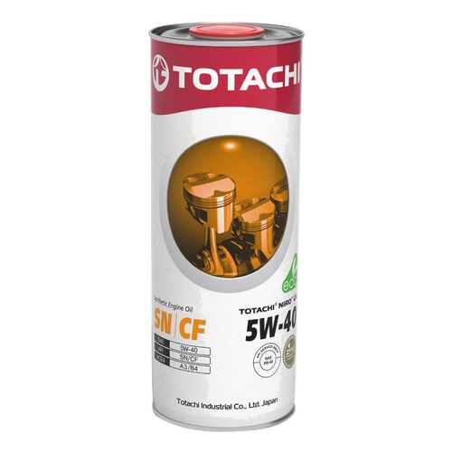 Моторное масло Totachi Niro LV Synthetic SN/CF 5W-40 1л в ЕКА