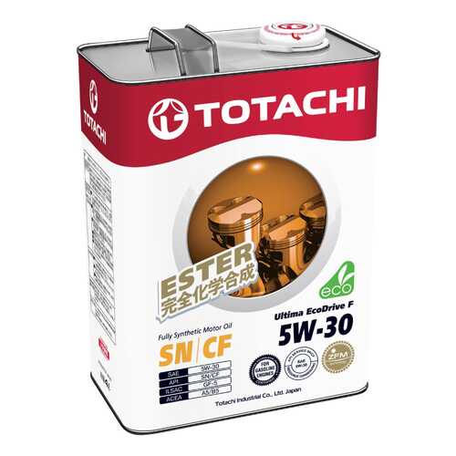 Моторное масло Totachi Ultima EcoDrive F Fully Synthetic SN/CF 5W-30 4л в ЕКА