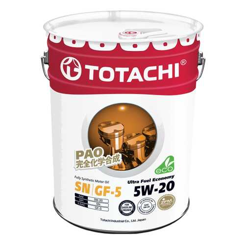 Моторное масло Totachi Ultra Fuel Fully Synthetic SN 5W-20 60л в ЕКА