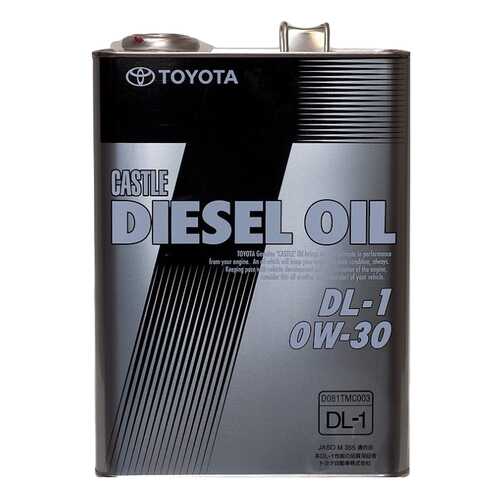 Моторное масло Toyota DL-1 0W-30 4л в ЕКА