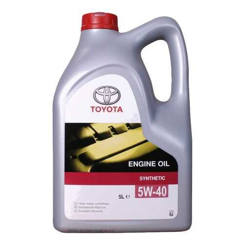 Моторное масло Toyota Engine Oil Synthetic 5W-40 5л в ЕКА