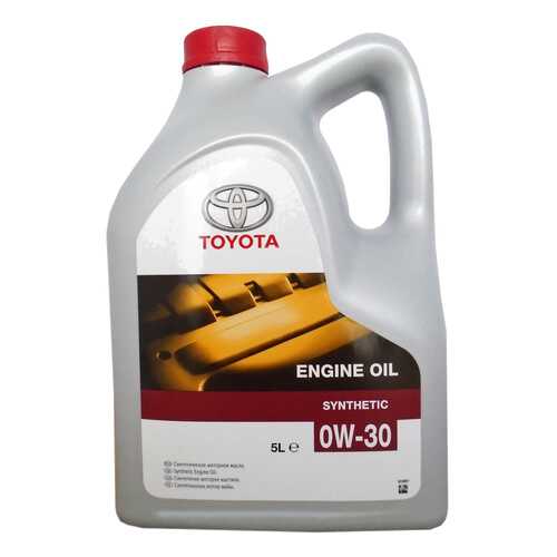 Моторное масло Toyota Engine Oil Synthetic SAE 0W-30 5л в ЕКА