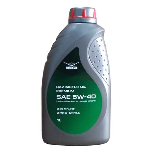 Моторное масло UAZ Premium SAE 5W-40 1л в ЕКА