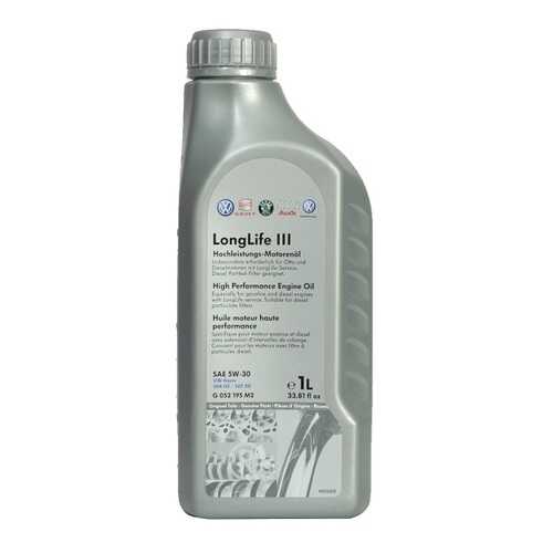 Моторное масло VAG LongLife III 5W-30 1л в ЕКА