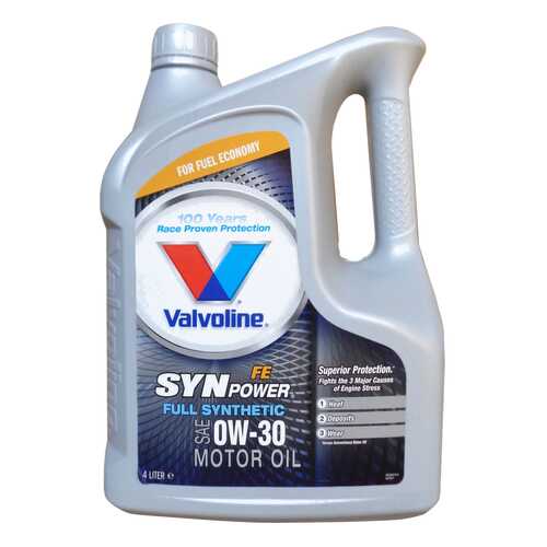 Моторное масло Valvoline Synpower FE SAE 0W-30 4л в ЕКА