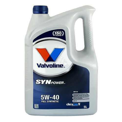 Моторное масло Valvoline SynPower MST 5W-40 C3 5л в ЕКА