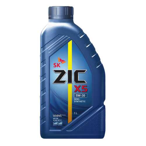 Моторное масло Zic X5 5W-30 1л в ЕКА