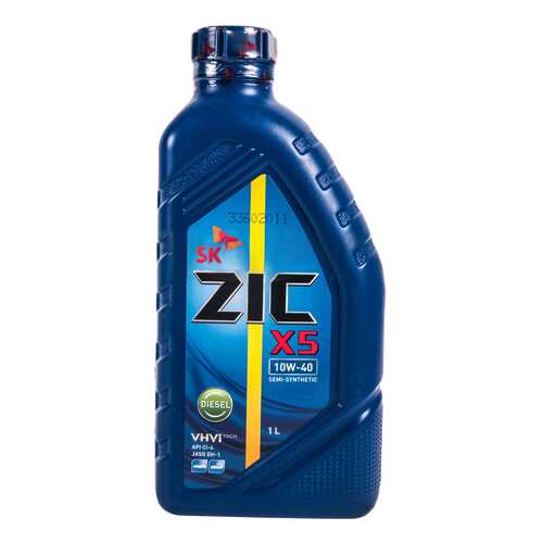 Моторное масло Zic X5 Diesel 10W-40 1л в ЕКА