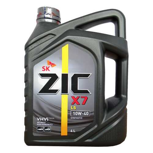 Моторное масло Zic X7 LS 10W-40 4л в ЕКА