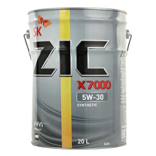 Моторное масло Zic X7000 5W-30 20л в ЕКА