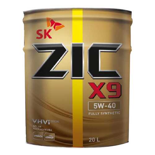 Моторное масло Zic X9 5W-40 20л в ЕКА