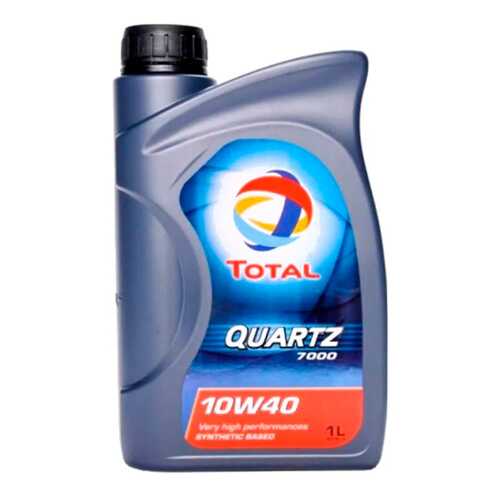 TOTAL 201528 масло моторное total quartz 7000 10w40 полусинтетическое 1 л 201528 в ЕКА