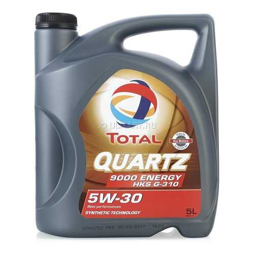 TOTAL 213800 моторное масло quartz 9000 energy hks 5w30 5l замена номеру 175393 в ЕКА