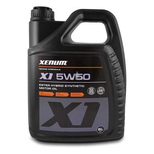 Xenum X1 5W50 Ester Hybrid synthetic motor oil 5L в ЕКА