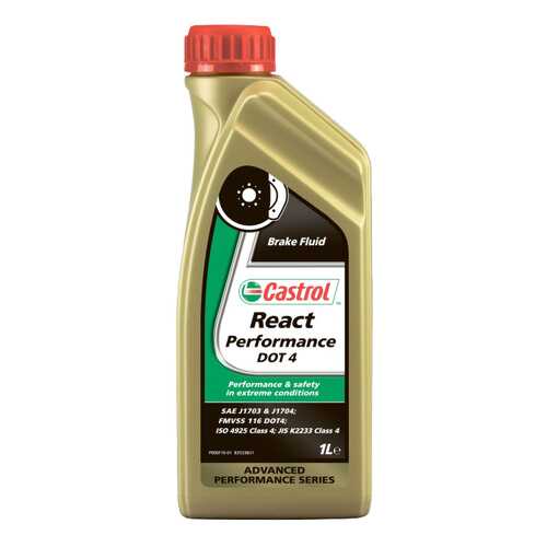 Тормозная жидкость Castrol React Performance DOT 4 1л 157F8B в ЕКА