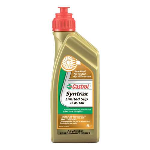 Трансмиссионное масло Castrol Syntrax Limited Slip 75w140 1л 1543CD в ЕКА