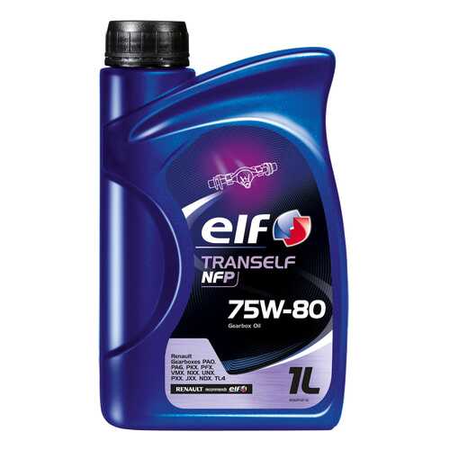 Трансмиссионное масло ELF TRANSELF NFP 75W80 1л (195003) в ЕКА