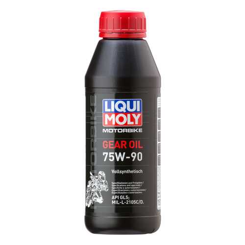Трансмиссионное масло LIQUI MOLY Motorbike Gear Oil 75w90 0.5л 7589 в ЕКА