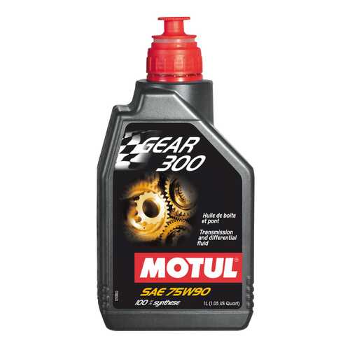 Трансмиссионное масло MOTUL Gear 300 75w90 1л 105777 в ЕКА