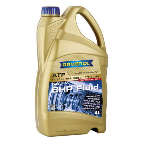 Трансмиссионное масло RAVENOL ATF 8 HP Fluid 4л 1211124-004-01-999 в ЕКА
