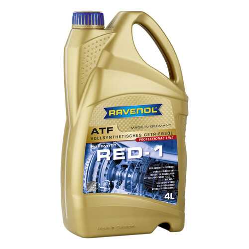 Трансмиссионное масло RAVENOL ATF RED-1 4л 1211117-004-01-999 в ЕКА