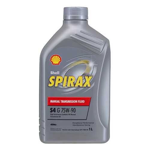 Трансмиссионное масло Shell Spirax S4 G 75W90 75w90 1л 550027967 в ЕКА