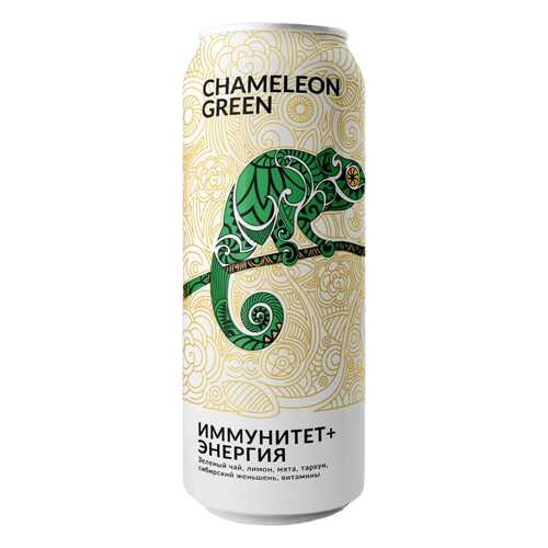 Напиток Green Chameleon энергетический без сахара лимон, тархун 500 мл в ЕКА