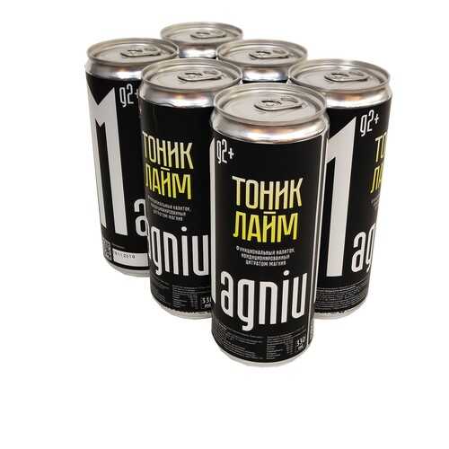 Функциональный напиток MagniuM Тоник-Лайм 6 банок по 0,33л. в ЕКА