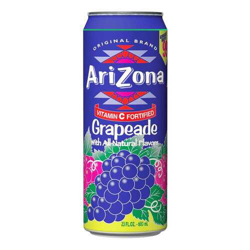 Напиток Arizona grapeade в ЕКА
