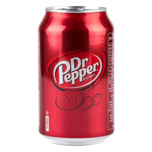 Напиток безалкогольный Dr.Pepper сильногазированный жестяная банка 0.33 л в ЕКА