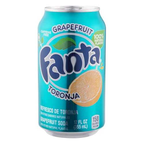 Напиток безалкогольный сильногазированный Fanta grapefruit жестяная банка 0.355 л в ЕКА