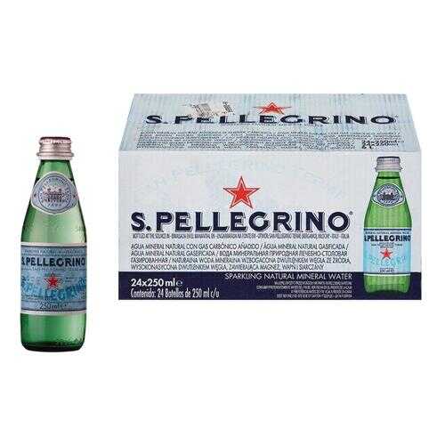 Минеральная вода газ S.Pellegrino 0.5 л стекло по 24 шт в ЕКА
