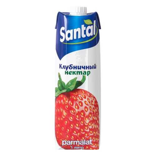 Нектар Santal клубничный 1 л в ЕКА