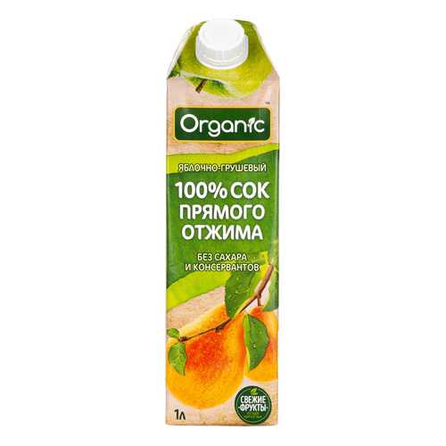 ORGANC Яблочно-грушевый сок прямого отжима, 1л в ЕКА