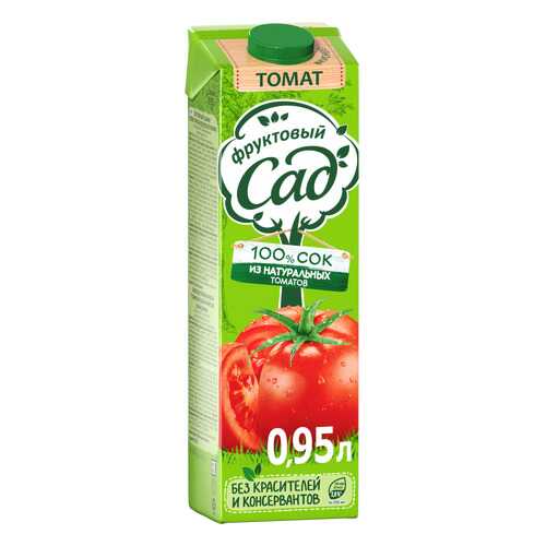 Сок Фруктовый Сад томат 0.95 л в ЕКА