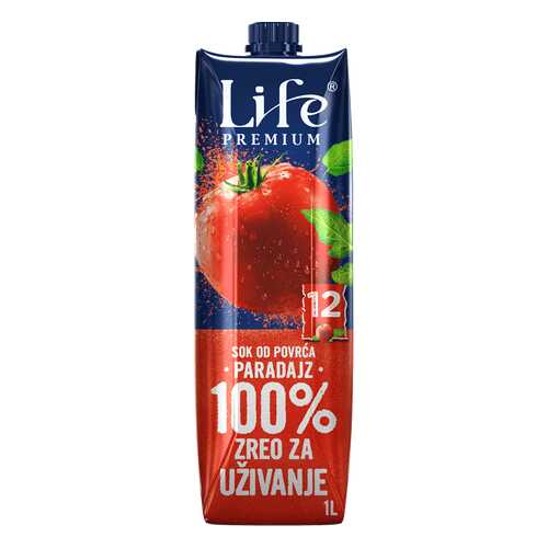 Сок Life premium томатный 1 л в ЕКА